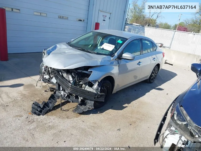 2017 Nissan Sentra S/Sl/Sr/Sv VIN: 3N1AB7AP7HL637164 Lot: 39249879