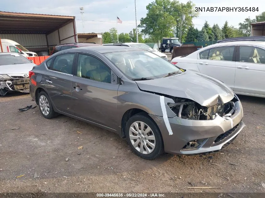 2017 Nissan Sentra S VIN: 3N1AB7AP8HY365484 Lot: 39445635