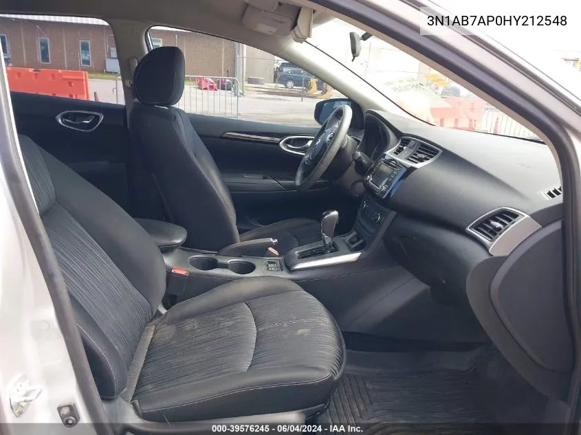 3N1AB7AP0HY212548 2017 Nissan Sentra Sv