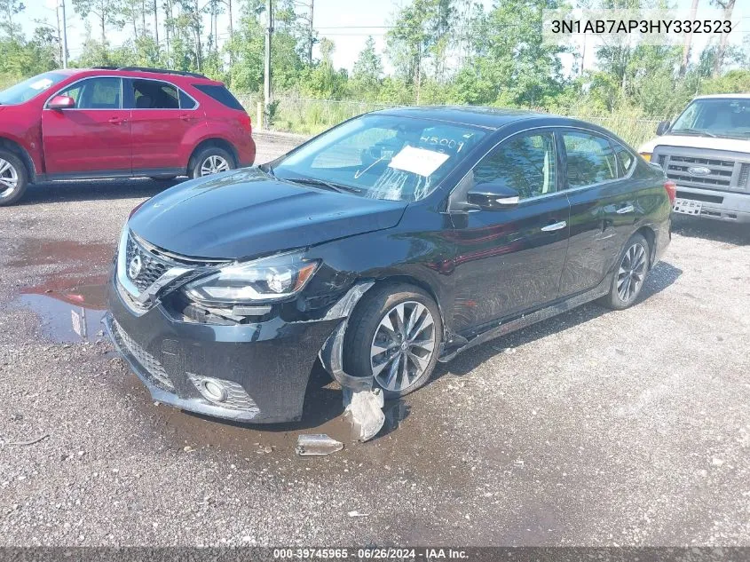 3N1AB7AP3HY332523 2017 Nissan Sentra Sr