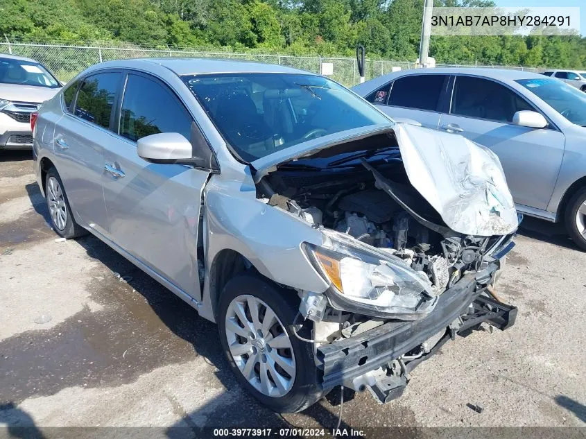 2017 Nissan Sentra Sv VIN: 3N1AB7AP8HY284291 Lot: 39773917