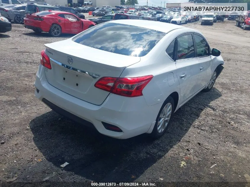 2017 Nissan Sentra S VIN: 3N1AB7AP9HY227730 Lot: 39812673