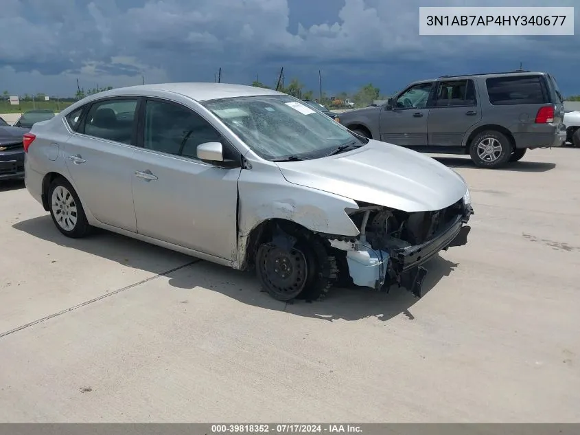 2017 Nissan Sentra S VIN: 3N1AB7AP4HY340677 Lot: 39818352