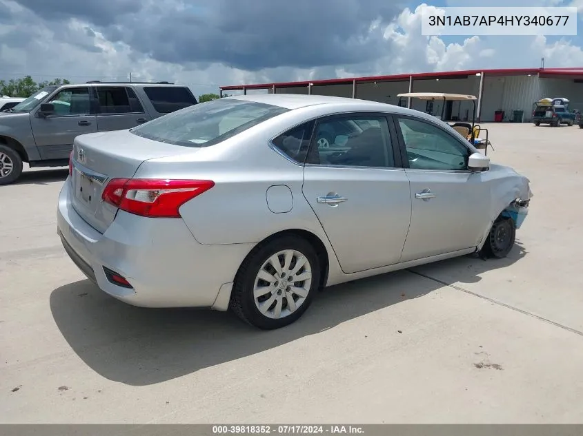 2017 Nissan Sentra S VIN: 3N1AB7AP4HY340677 Lot: 39818352