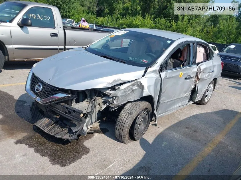 3N1AB7AP7HL709156 2017 Nissan Sentra Sv