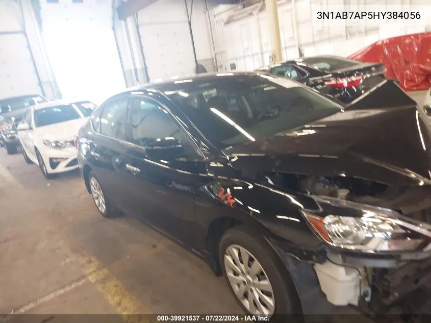 2017 Nissan Sentra S VIN: 3N1AB7AP5HY384056 Lot: 39921537