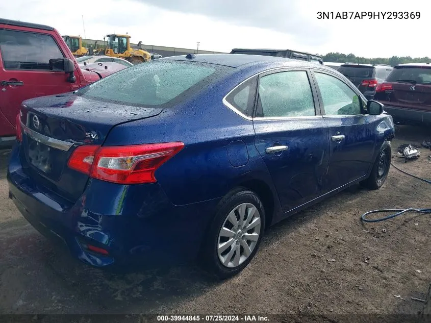 2017 Nissan Sentra Sv VIN: 3N1AB7AP9HY293369 Lot: 39944845