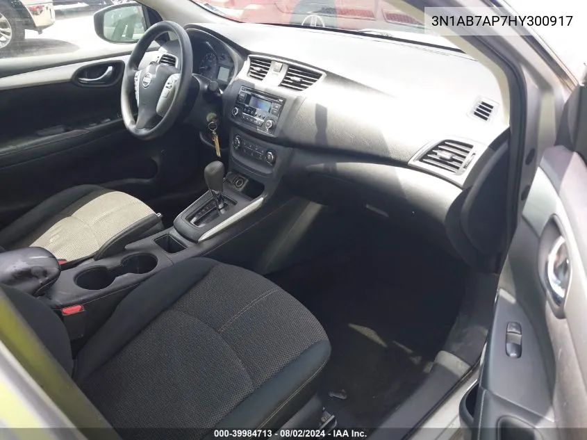 3N1AB7AP7HY300917 2017 Nissan Sentra S