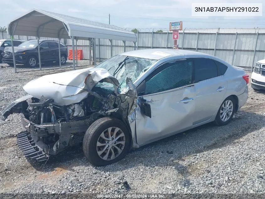 2017 Nissan Sentra S VIN: 3N1AB7AP5HY291022 Lot: 40022847