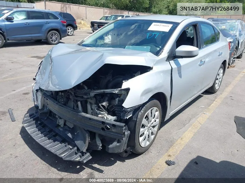 3N1AB7AP7HY268499 2017 Nissan Sentra Sv