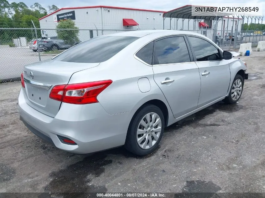 3N1AB7AP7HY268549 2017 Nissan Sentra S