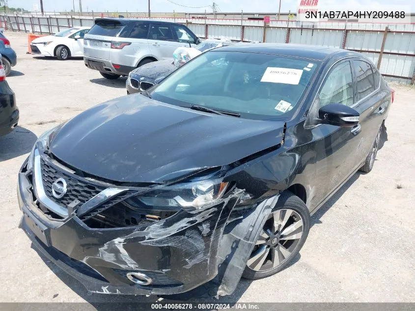 2017 Nissan Sentra S/Sl/Sr/Sv VIN: 3N1AB7AP4HY209488 Lot: 40056278