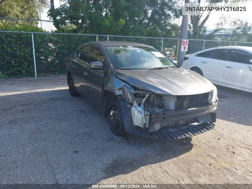 2017 Nissan Sentra S VIN: 3N1AB7AP9HY216825 Lot: 40086968