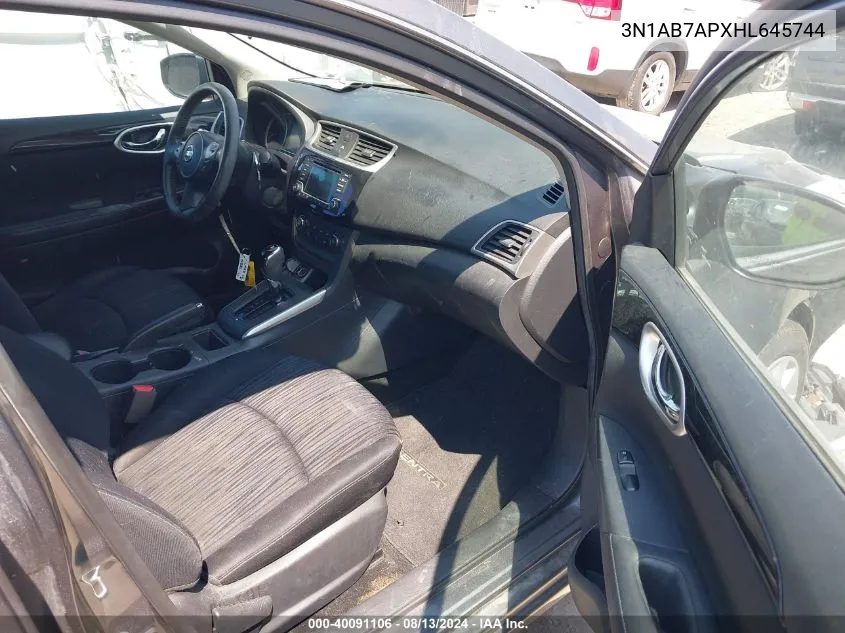 3N1AB7APXHL645744 2017 Nissan Sentra Sv