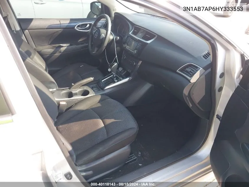 3N1AB7AP6HY333553 2017 Nissan Sentra Sr