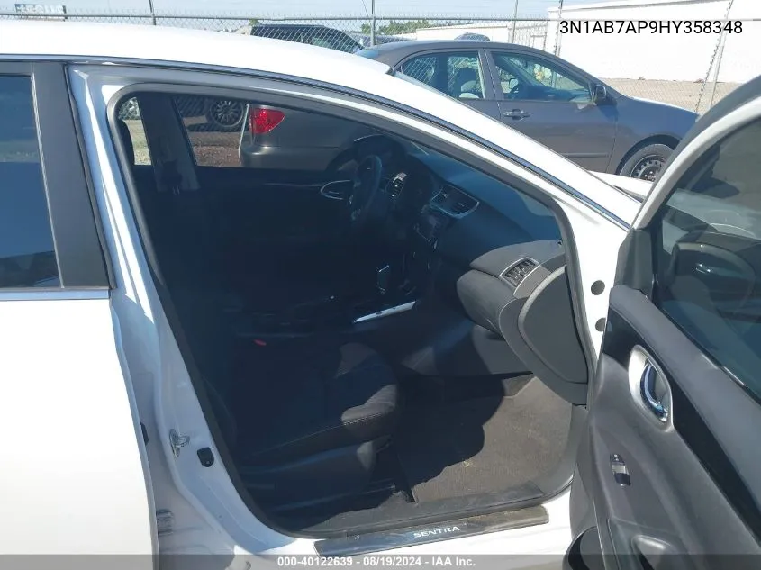 3N1AB7AP9HY358348 2017 Nissan Sentra Sv