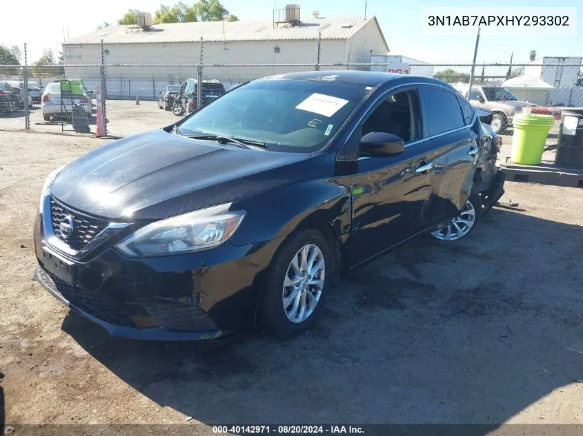 2017 Nissan Sentra S/Sv/Sr/Sl VIN: 3N1AB7APXHY293302 Lot: 40142971