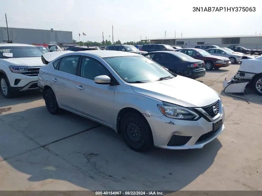 3N1AB7AP1HY375063 2017 Nissan Sentra S