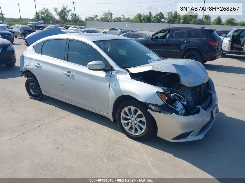 2017 Nissan Sentra S/Sv/Sr/Sl VIN: 3N1AB7AP8HY268267 Lot: 40159548