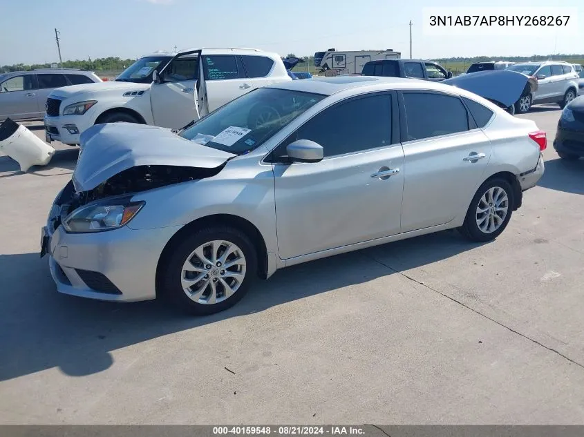 2017 Nissan Sentra S/Sv/Sr/Sl VIN: 3N1AB7AP8HY268267 Lot: 40159548