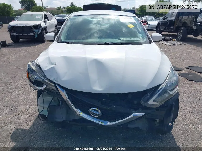 3N1AB7AP5HY245870 2017 Nissan Sentra S/Sv/Sr/Sl