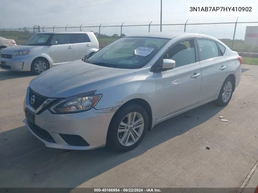 2017 Nissan Sentra S VIN: 3N1AB7AP7HY410902 Lot: 40166954