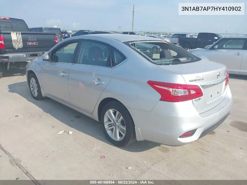 2017 Nissan Sentra S VIN: 3N1AB7AP7HY410902 Lot: 40166954