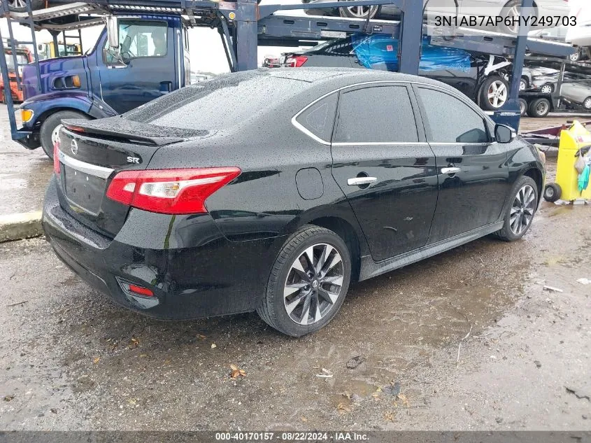 2017 Nissan Sentra Sr VIN: 3N1AB7AP6HY249703 Lot: 40170157