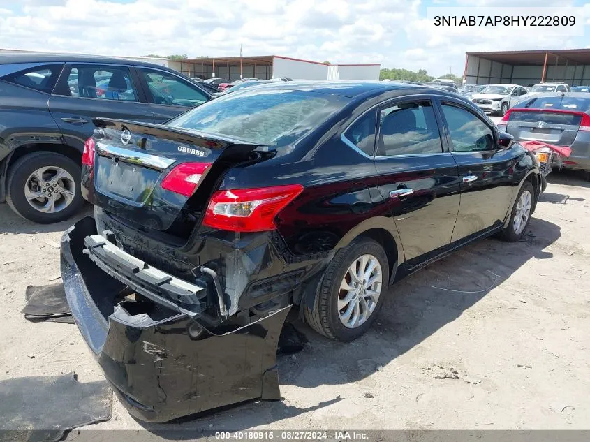 3N1AB7AP8HY222809 2017 Nissan Sentra S