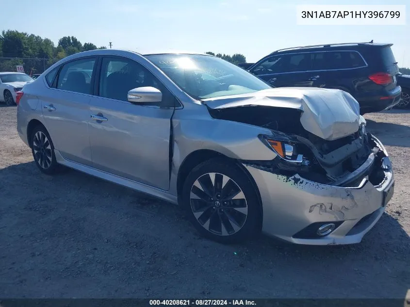 2017 Nissan Sentra Sr VIN: 3N1AB7AP1HY396799 Lot: 40208621