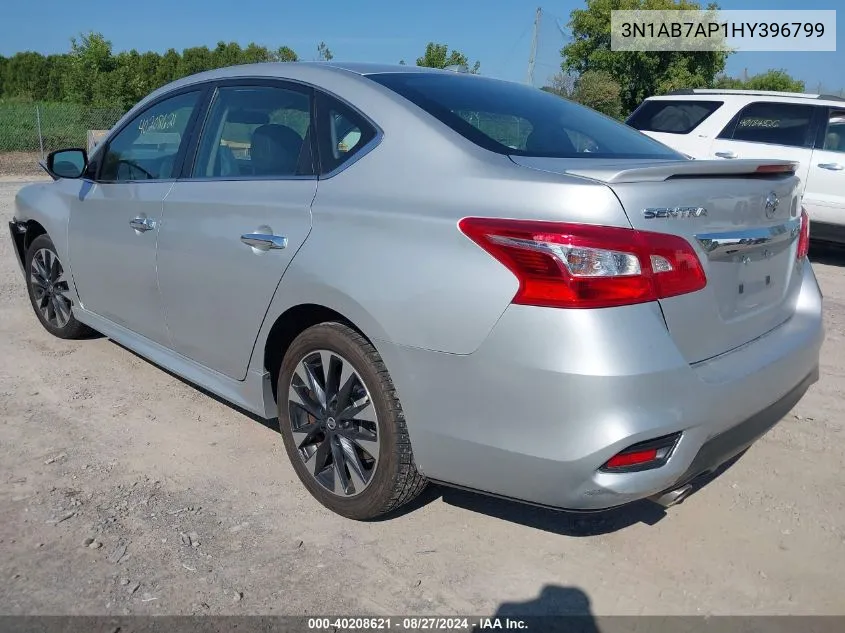 2017 Nissan Sentra Sr VIN: 3N1AB7AP1HY396799 Lot: 40208621