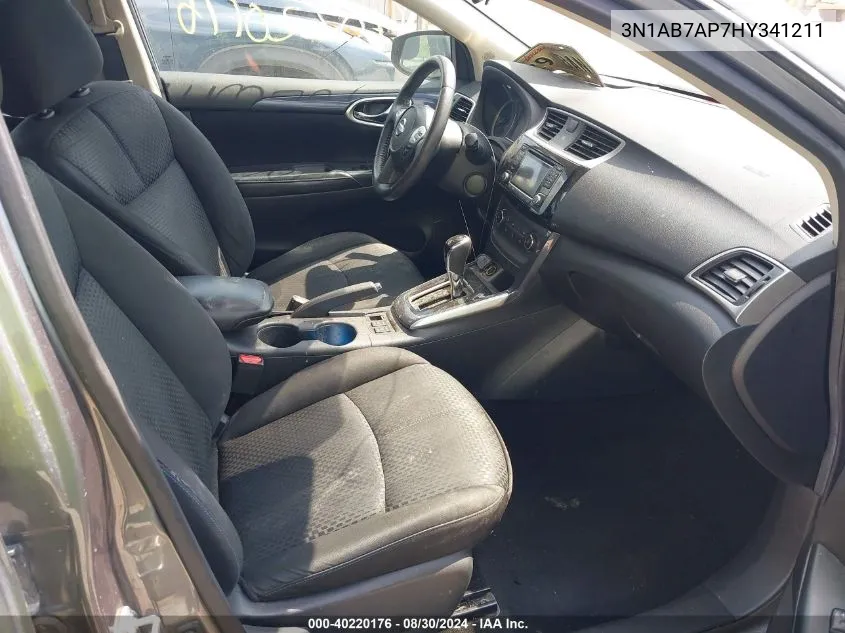 3N1AB7AP7HY341211 2017 Nissan Sentra Sr