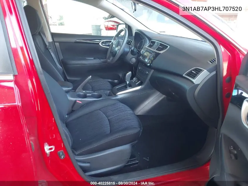 3N1AB7AP3HL707520 2017 Nissan Sentra Sv