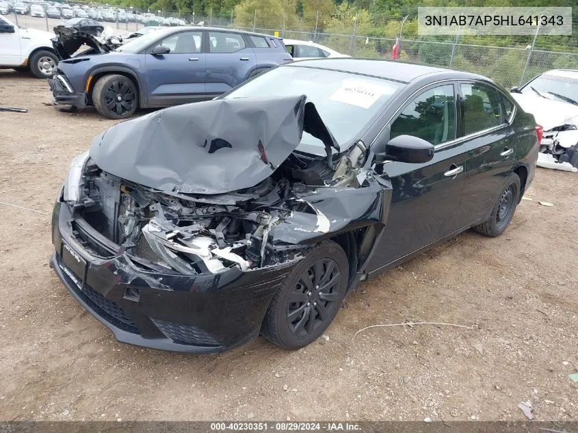 3N1AB7AP5HL641343 2017 Nissan Sentra Sv