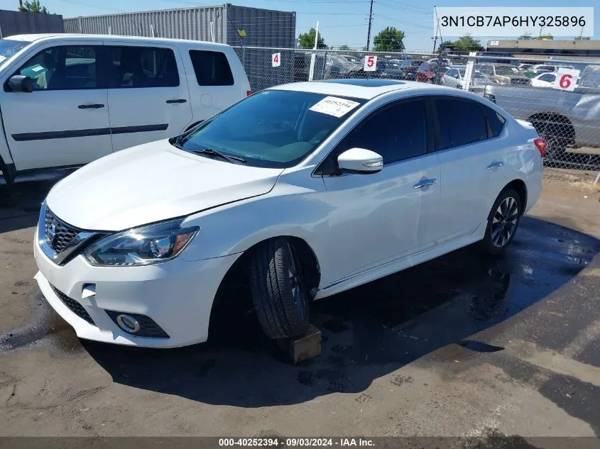 2017 Nissan Sentra Nismo/Sr Turbo VIN: 3N1CB7AP6HY325896 Lot: 40252394