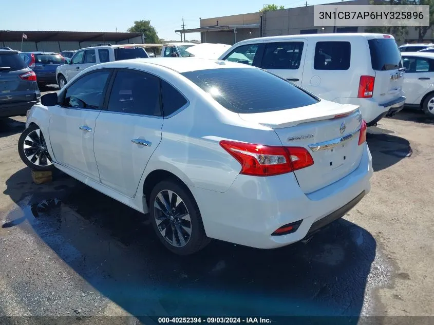 2017 Nissan Sentra Nismo/Sr Turbo VIN: 3N1CB7AP6HY325896 Lot: 40252394