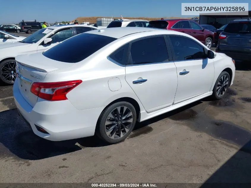 2017 Nissan Sentra Nismo/Sr Turbo VIN: 3N1CB7AP6HY325896 Lot: 40252394