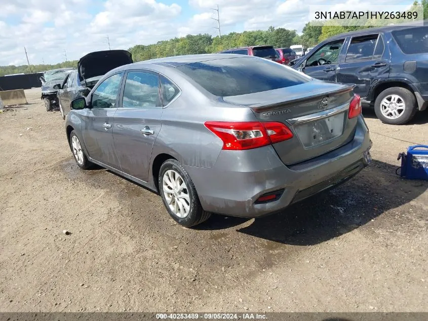 2017 Nissan Sentra S/Sv/Sr/Sl VIN: 3N1AB7AP1HY263489 Lot: 40253489