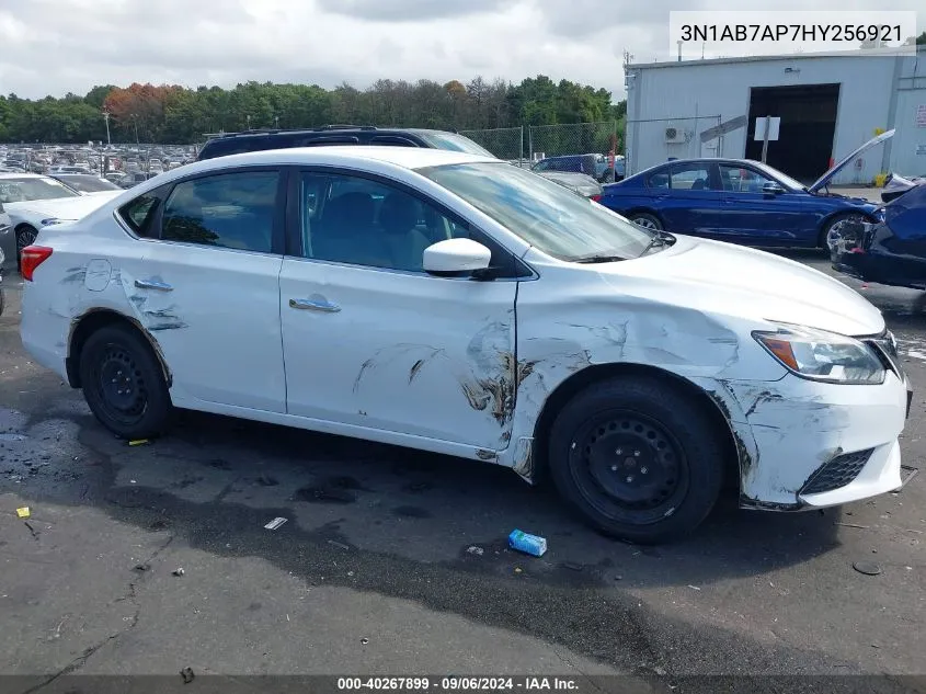 2017 Nissan Sentra S VIN: 3N1AB7AP7HY256921 Lot: 40267899