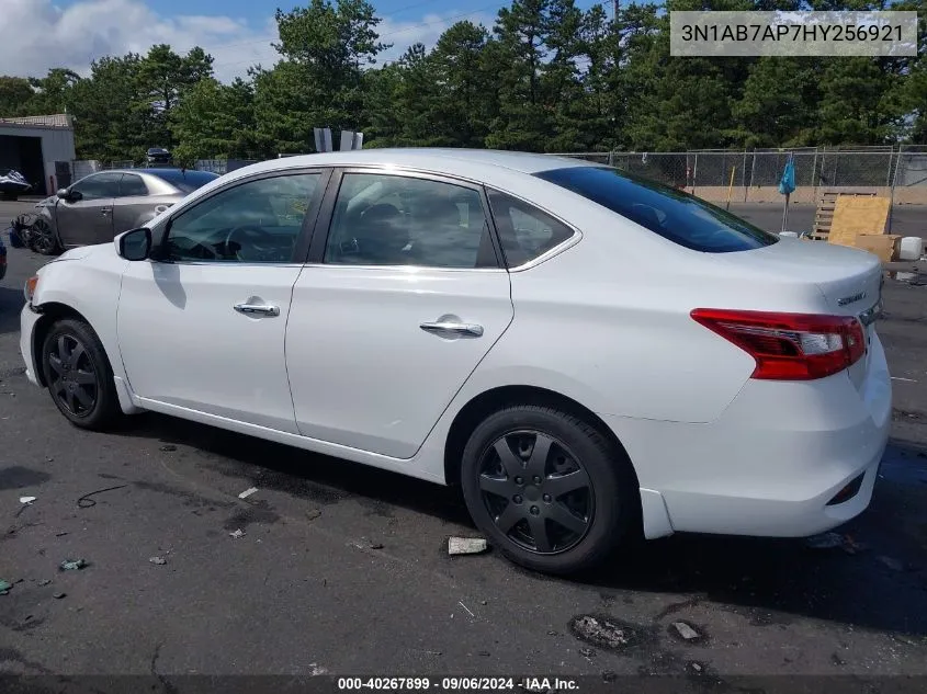 2017 Nissan Sentra S VIN: 3N1AB7AP7HY256921 Lot: 40267899