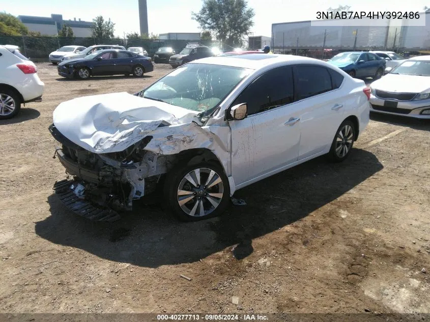 3N1AB7AP4HY392486 2017 Nissan Sentra Sl