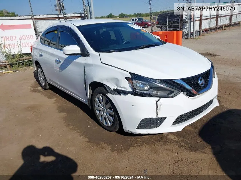 2017 Nissan Sentra Sv VIN: 3N1AB7AP7HY246079 Lot: 40280257