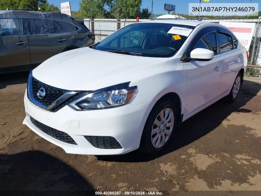 2017 Nissan Sentra Sv VIN: 3N1AB7AP7HY246079 Lot: 40280257