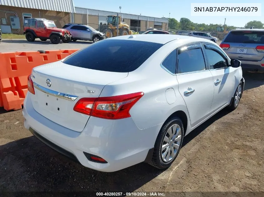 2017 Nissan Sentra Sv VIN: 3N1AB7AP7HY246079 Lot: 40280257