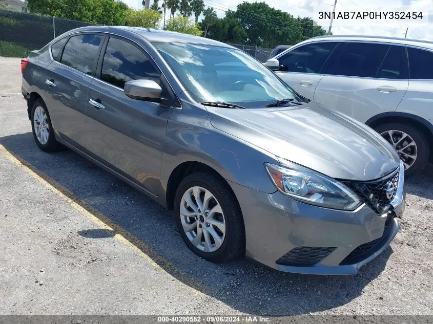 3N1AB7AP0HY352454 2017 Nissan Sentra Sv