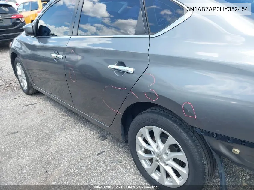 3N1AB7AP0HY352454 2017 Nissan Sentra Sv