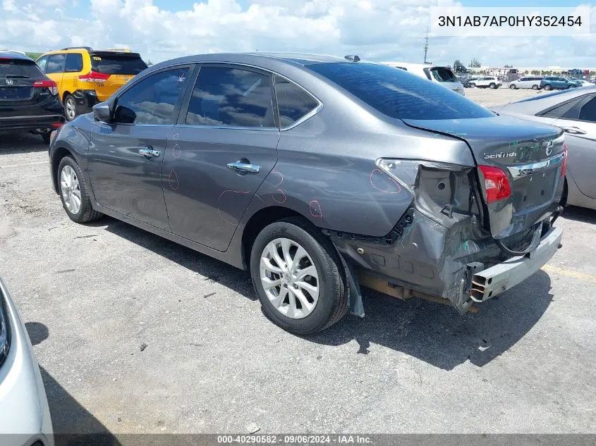 3N1AB7AP0HY352454 2017 Nissan Sentra Sv