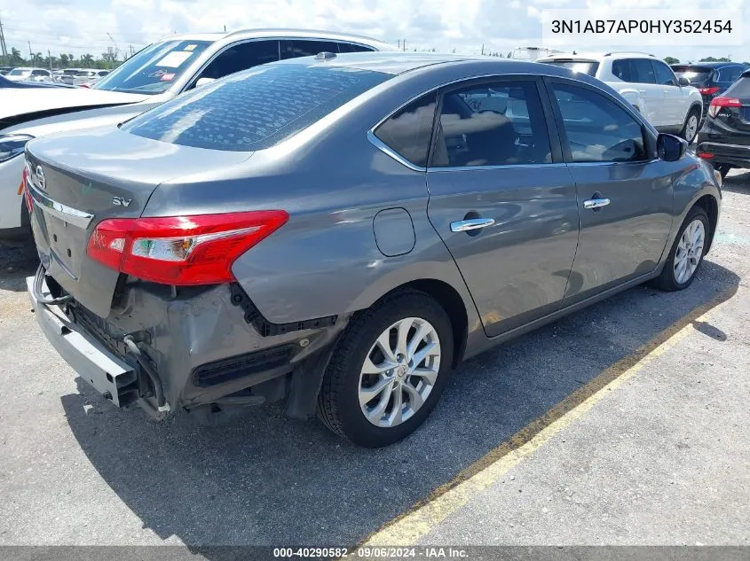 3N1AB7AP0HY352454 2017 Nissan Sentra Sv