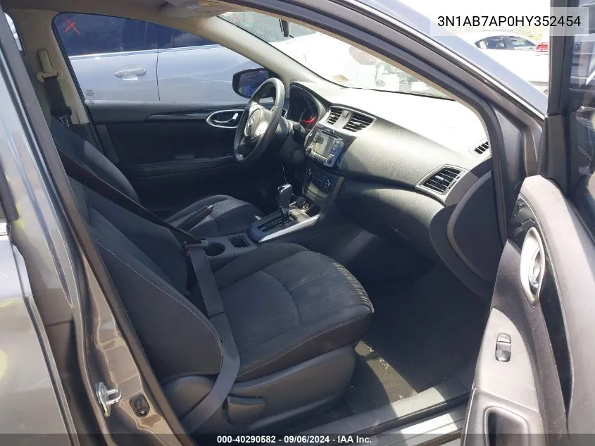 3N1AB7AP0HY352454 2017 Nissan Sentra Sv