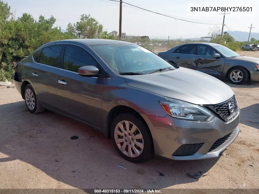 3N1AB7AP8HY276501 2017 Nissan Sentra S/Sv/Sr/Sl